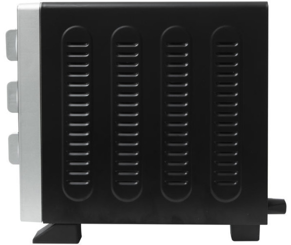 De zijkant van de Inventum OV226C oven beschikt over ventilatie roosters