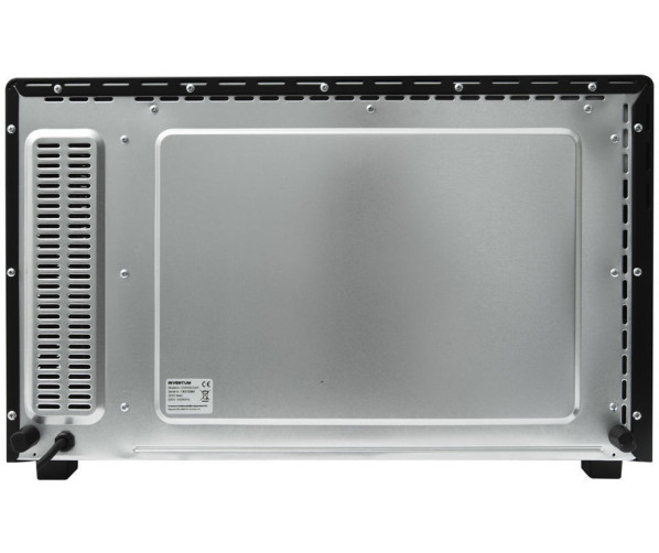 Foto van de achterzijde van de inventum oven 