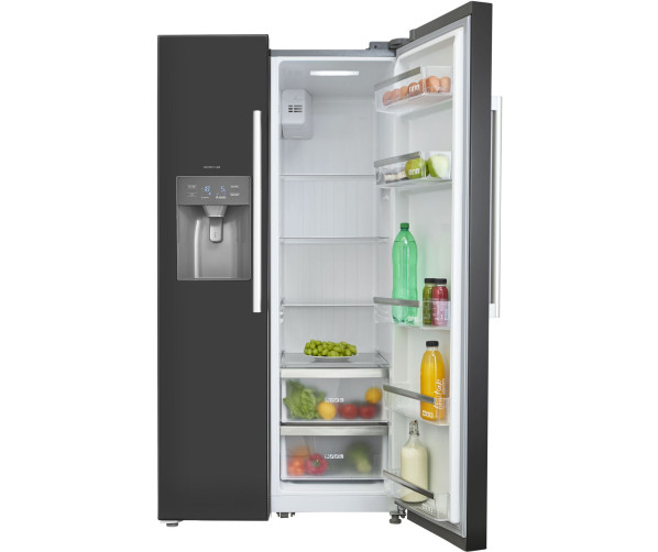 Inventum SKV1782BI side-by-side koelkast - zwart