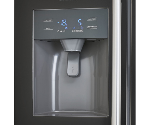Inventum SKV1782BI side-by-side koelkast