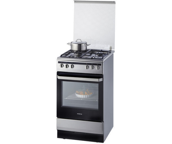 De Inventum VFG5020GRVS is een smal fornuis van slechts 50 centimer breed