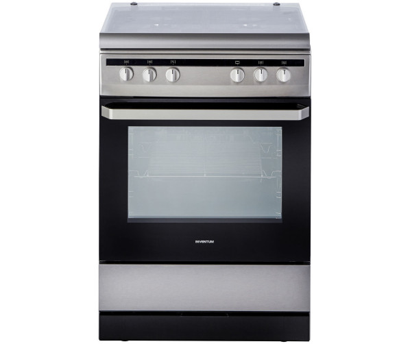 Door de sierdeksel van de Inventum VFG6020GRVS te sluiten kan op het fornuis ook iets geplaatst worden.