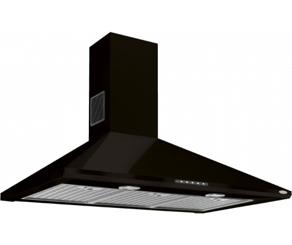 Boretti K1060ZW wand afzuigkap zwart