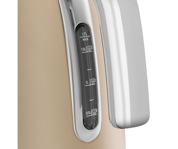 Smeg KLF03CHMEU waterkoker mat champagne