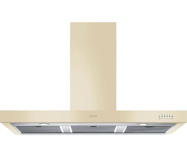 Smeg KSE110P9 wand afzuigkap creme