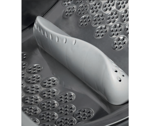 De AEG L98685FL wasmachine is uitgevoerd met een ProTex trommel