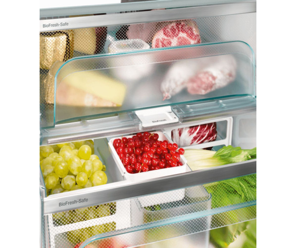 Met BioFresh in de Liebherr CBNes5778 koelkast met BioFresh blijven uw groente, fruit en vlees echt langer vers 