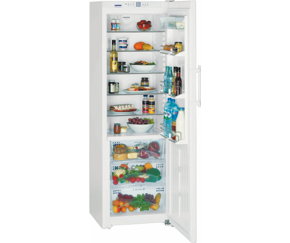 De Liebherr KB4260 is voorzien van een luxe interieur met glazen leggers.