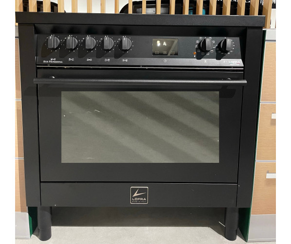 Lofra MXDI190.50 Maxima Full Black inductie fornuis - zwart