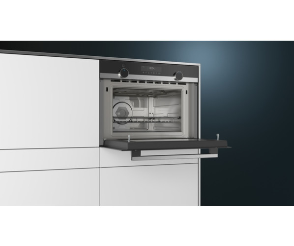 Siemens CM585AGS0 magnetron met hetelucht oven - zwart