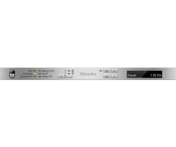 het bedieningspaneel van de Miele G4860 SCVi inbouw vaatwasser