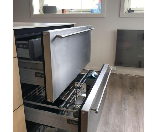 Norcool 60000005 onderbouw laden koelkast - rvs