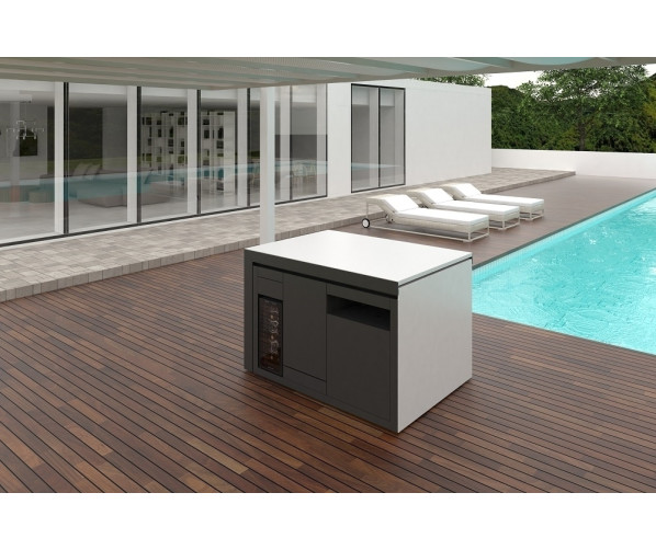 Nota WHITE ANTRACITE mono block buitenkeuken