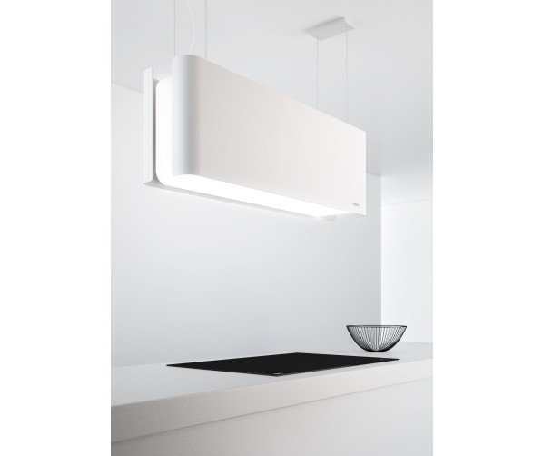 Novy MOOD 7550 eiland afzuigkap wit - recirculatie