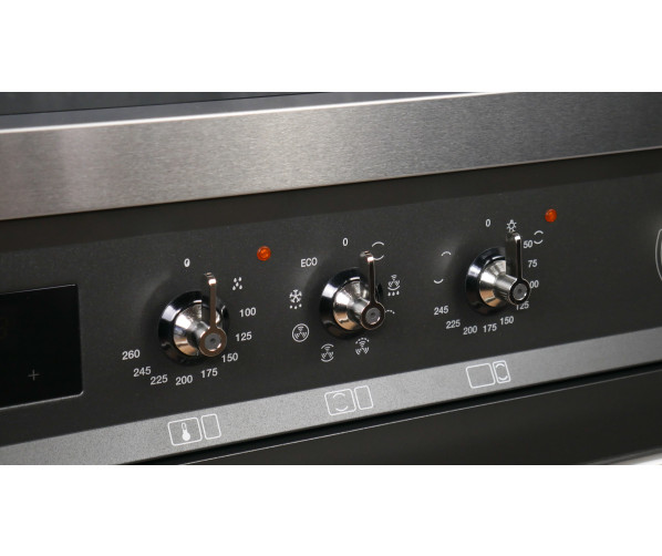 Smeg C92IMAN9 inductie fornuis met 2 ovens - antraciet - outlet