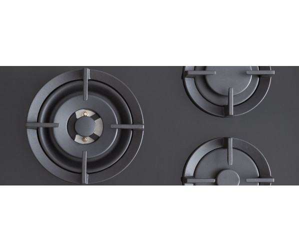Bertazzoni P905LPROGNE inbouw gas kookplaat - gas op glas