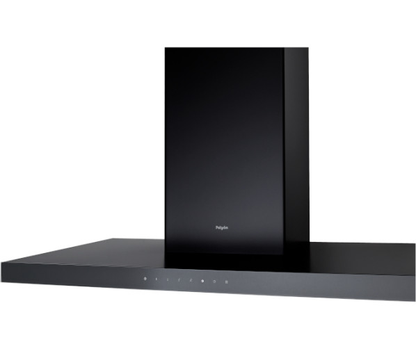 Pelgrim BSGA970ANT wand afzuigkap - antraciet - 90 cm.