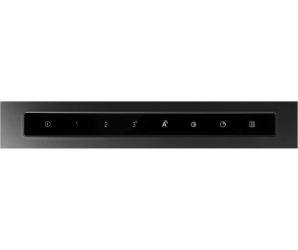Pelgrim BSSA670MAT wand afzuigkap - mat-zwart - 60 cm.