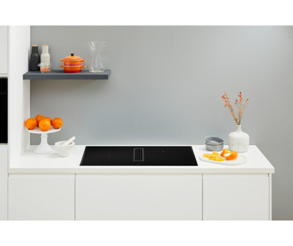 Pelgrim IKR8083F inbouw inductie kookplaat met afzuiging