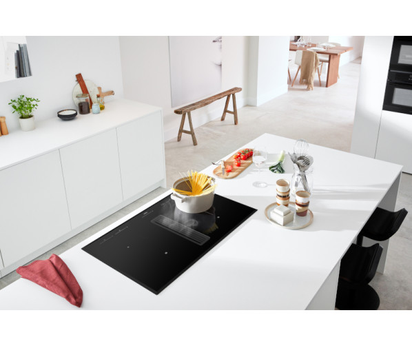 Pelgrim IKR8083F inbouw inductie kookplaat met afzuiging