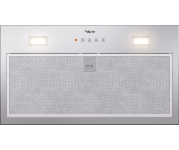 Pelgrim ISW751RVS inbouw afzuigkap - 52 cm. breed - roestvrijstaal
