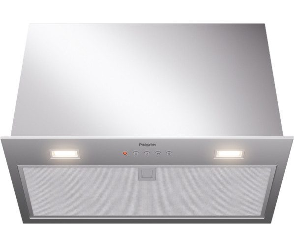 Pelgrim ISW751RVS inbouw afzuigkap - 52 cm. breed - roestvrijstaal