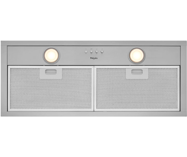 De Pelgrim ISW875RVS is 70 cm. breed en heeft twee vetfilters