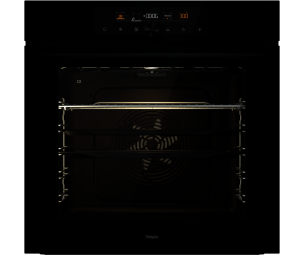 Pelgrim O560ZWA inbouw oven - zwart