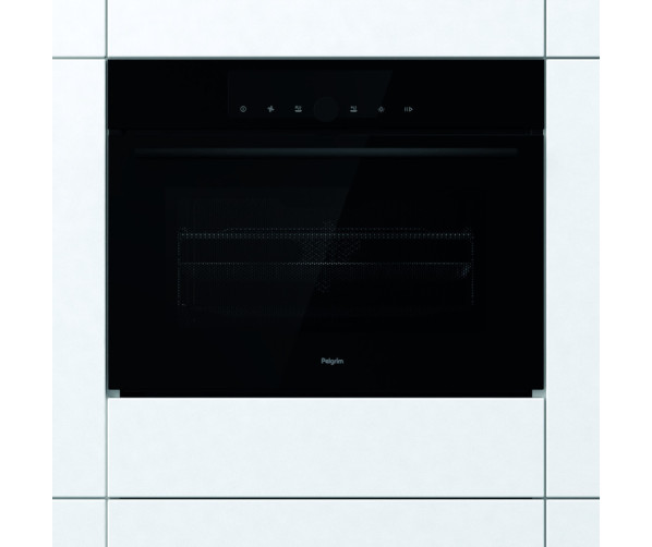 Pelgrim OM540MAT inbouw oven met magnetron - mat zwart
