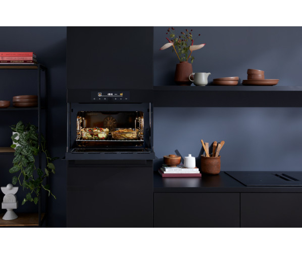 Pelgrim OM540MAT inbouw oven met magnetron - mat zwart