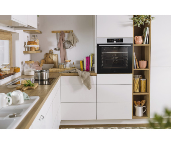 Pelgrim OP560RVS inbouw oven met pyrolyse functie