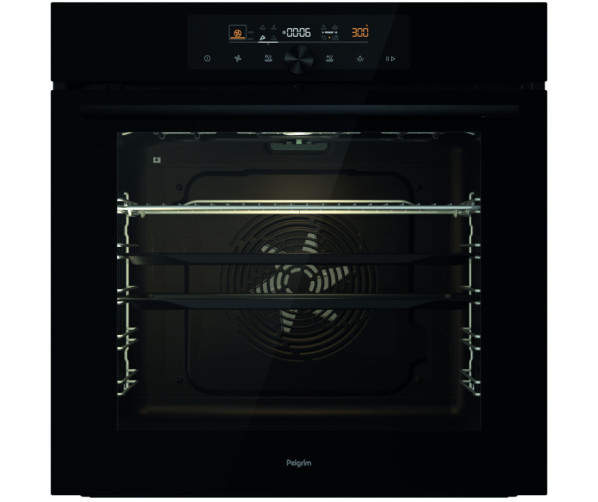 Pelgrim OP560ZWA inbouw oven met pyrolyse - zwart