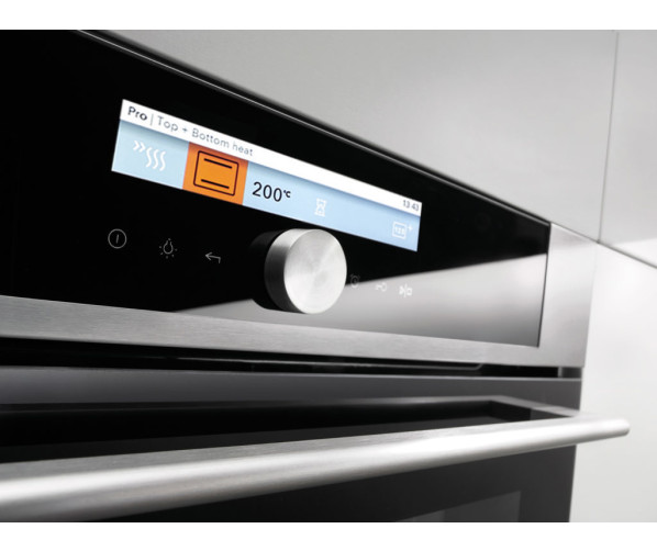 Pelgrim OVM824RVS inbouw oven - roestvrijstaal - nis 45 cm.