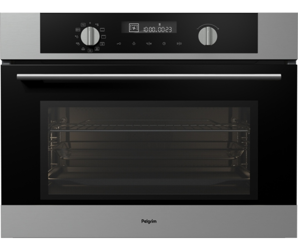 Pelgrim MAC514RVS oven met magnetron