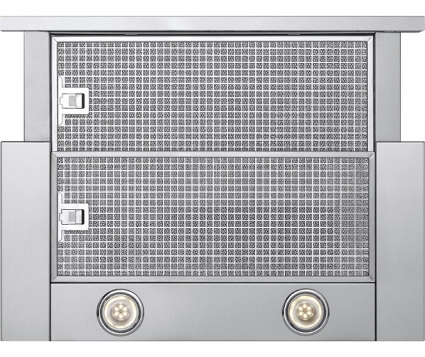 De Pelgrim SLK985RVS afzuigkap vlakscherm heeft LED verlichting voor een helder licht op uw kookplaat