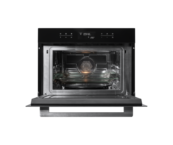 Pelgrim MAC214GLS inbouw combi-magnetron - zwart