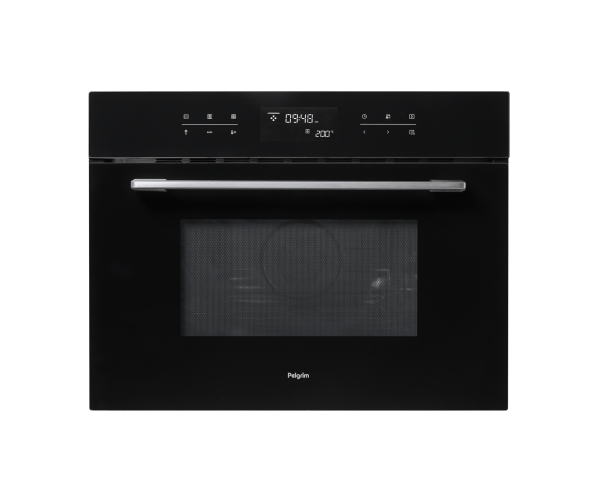 Pelgrim MAC214GLS inbouw combi-magnetron - zwart