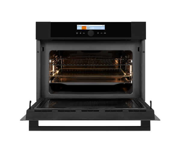 Pelgrim MAC834MAT inbouw oven met magnetron - matzwart
