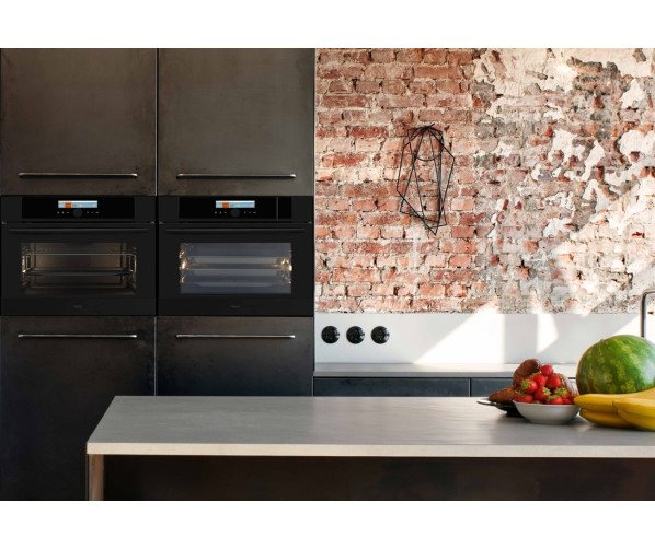 Pelgrim OVS836MAT inbouw matzwarte combi-stoomoven