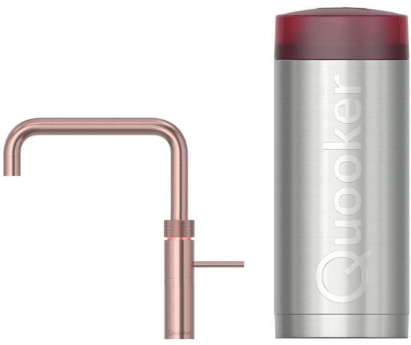 Quooker COMBI Fusion Square ROSE KOPER- kokend water kraan