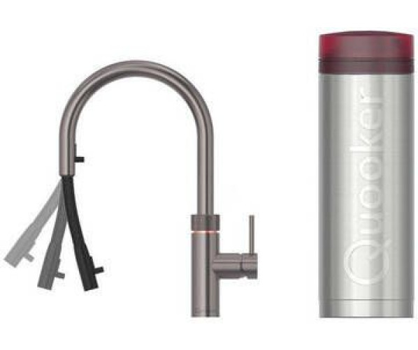 Quooker PRO3 Flex GUNMETAL- kokend water kraan