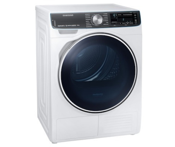 Fraai is het design van de Samsung DV9BN8288AW welke perfect past bij de Quickdrive wasmachines