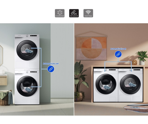 Samsung WW90T534ATW voorlader wasmachine met AutoDose