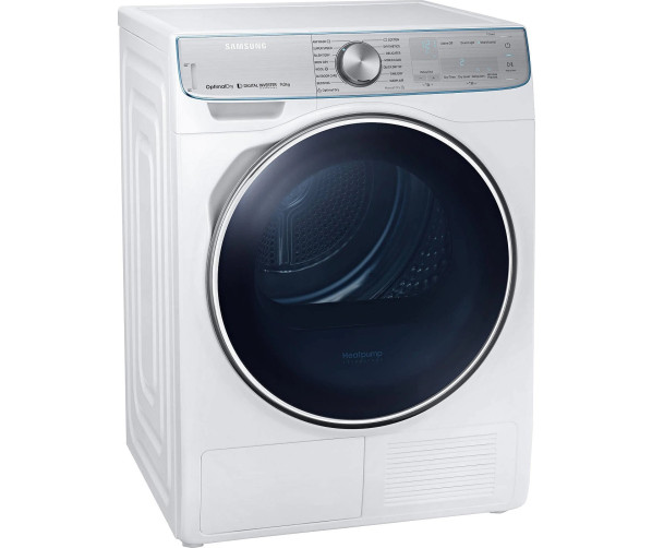 De Samsung DV90N8289AW droger warmtepomp inbouw is met energielabel A+++ erg zuinig