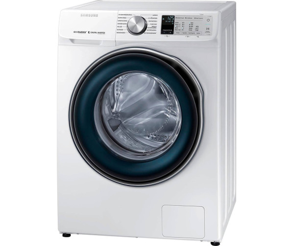 De Samsung WW10N642RBA wasmachine heeft een linksdraaiende deur