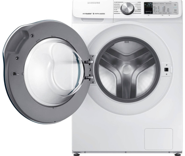 De Samsung WW10N642RBA wasmachine heeft een grote vulopening