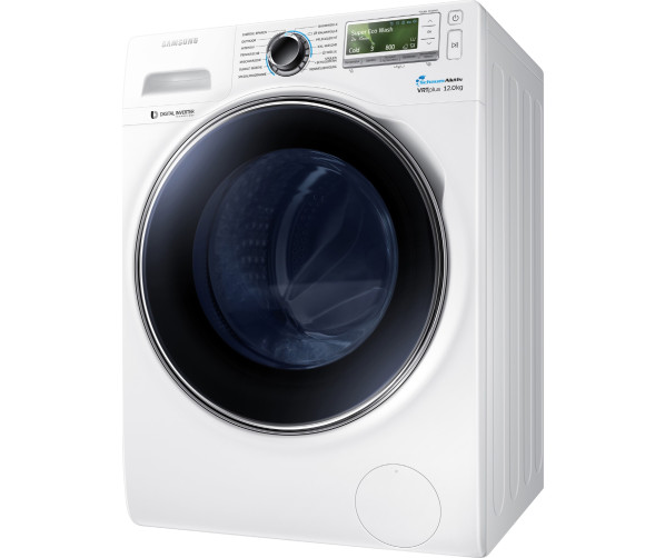 De Samsung WW12H8400EW kan 8kg wassen