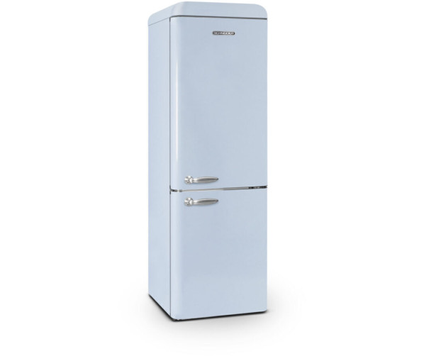 Schneider SCB300VBL retro jaren 50 koelkast - blauw