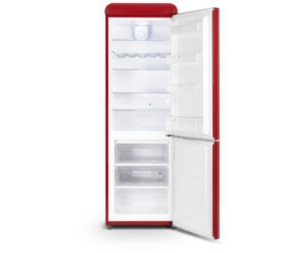 Schneider SCB300VR retro jaren 50 koelkast - rood SCB300VR koelkast