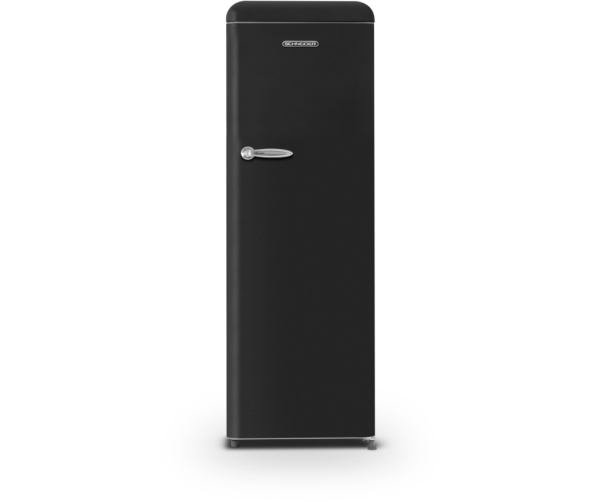 Schneider SCCL329VB retro jaren 50 koelkast - zwart
